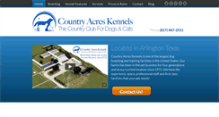 Desktop Screenshot of countryacreskennels.com